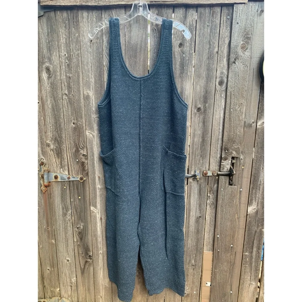 NWT Free People Hailee Sweater Jumper Navy Heather Medium